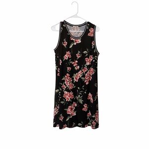 Maurices Floral Sleeveless Dress 🌺🖤